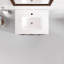 24 po Yena Meuble-lavabo simple avec comptoir en quartz de Carrare et lavabo encastré en porcelaine-2006226531