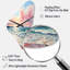 Rukadikar Pink Beach Breezes - horloge murale en forme de sable unique-880183125