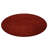 Manns Hand Knotted Loom Wool Eco-Friendly Area Rugs - Round, Dark Red Color, Plain Solid Design, High Pile Thick Handmade Anti Skid Area Rugs for Living Room, Bed Room-552735529