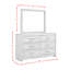 Ensemble de chambre avec lit à panneaux et bibliothèque 4 pièces Montijo-79070676