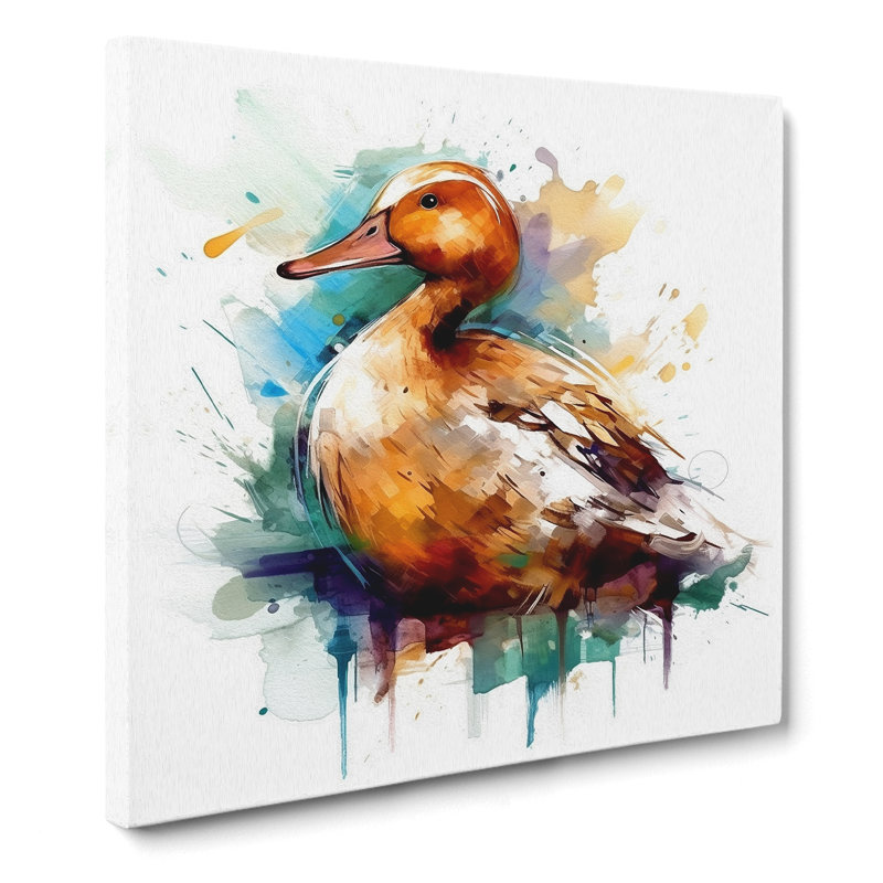 Duck Gestural No.6 - No Frame Print
