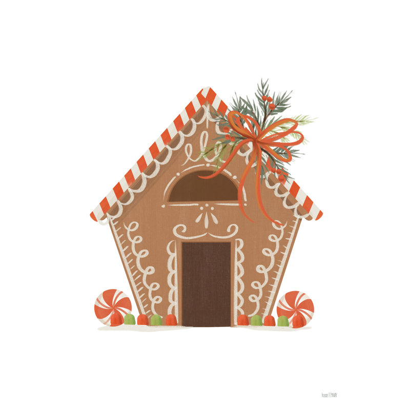 Gingerbread House II, H 36 po x l 24 po