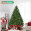 Arbre de Noël artificiel, épinette à charnière non éclairée de qualité supérieure avec 2231 branches