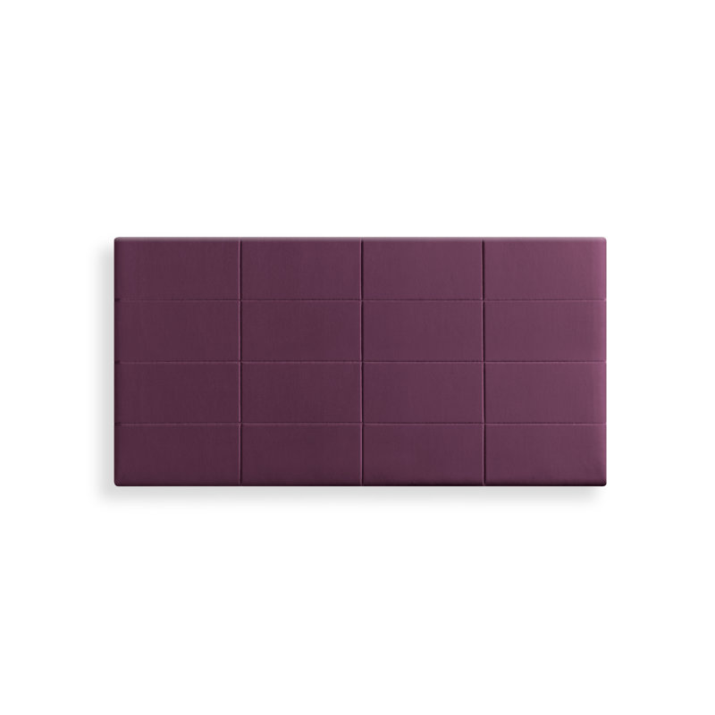 Raglen Upholstered Headboard, Wine, Double (4'6)
