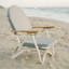 Chaise de plage inclinable avec coussin Pam-327965521