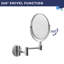 Britannia Metal Flat Wall Mirror