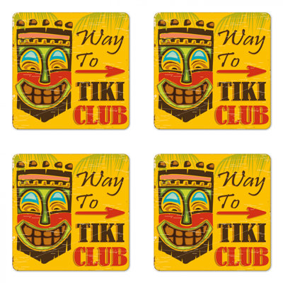 Sous-verre bar tiki