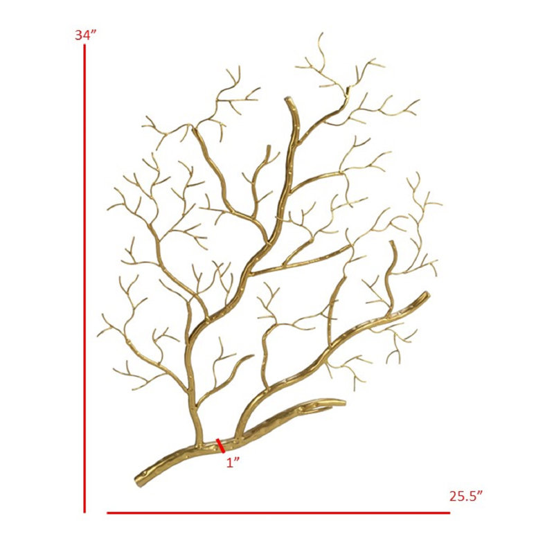 Everly Quinn Glam Landscape & Nature Wall Decor on Metal