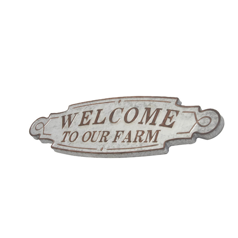 Farmhouse Wall Decor on Metal