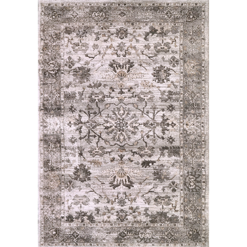 Floral Indoor Rug, Rectangle 5'3" x 7'7"
