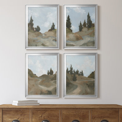 " West Fork Hiking Trail I " 4 - Pieces Painting Print