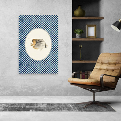 Stylized Tropical Fish Fish Tropical Wall Art Print