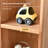 Solid Oak Wall Shelf With Multi-Cubby Design