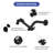 4 Inch Height & Angle Adjustable Universal Shower Head Extension Arm