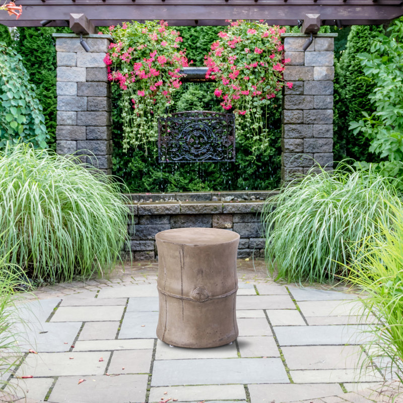 Perpetual Garden Stool, Slate Gray