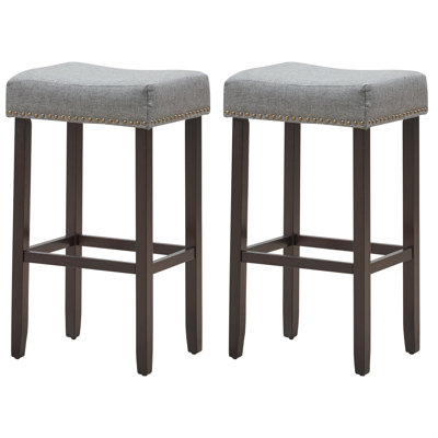 Blairwood Counter Stool with Solid Wood Frame