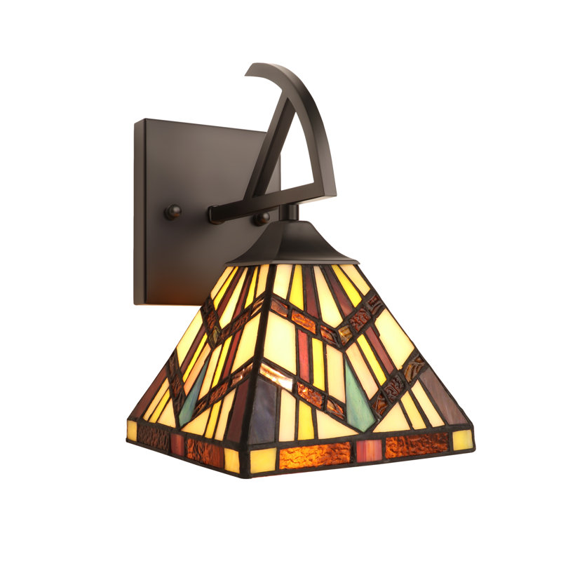 VINCENT Tiffany-Style 1-Light Koushik Wall Sconce 6" Shade