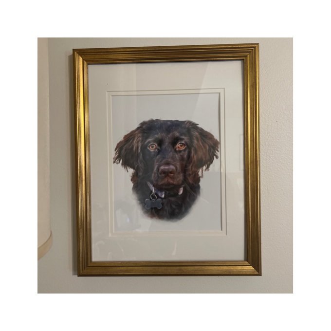 Willman Burnished Gold Matte Picture Frame - 5" x 7"