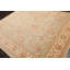 Tapis beige en laine noué à la main de conception unique 7 pi 9 po x 10 pi Galja