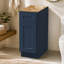 Armoire 12 po bleu marine avec porte à fermeture en douceur, tiroir, unité en bois massif peu encombrante avec tablette réglable pour la cuisine, la salle de bain, la buanderie et le garage (l 12 po x P 24 po x H 34,5 po)