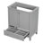 30" Bathroom Vanity Without Sink, Base Only, Multi-Functional Bathroom Cabinet With Doors And Drawer, Solid Frame And MDF Board, Grey-463346982