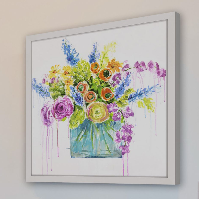 Julie Joy - Single Picture Frame Painting, 41cm H x 41cm W x 3.81cm D