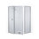 Porte de douche à charnière 58 po x 70 po néo-angle series Legend