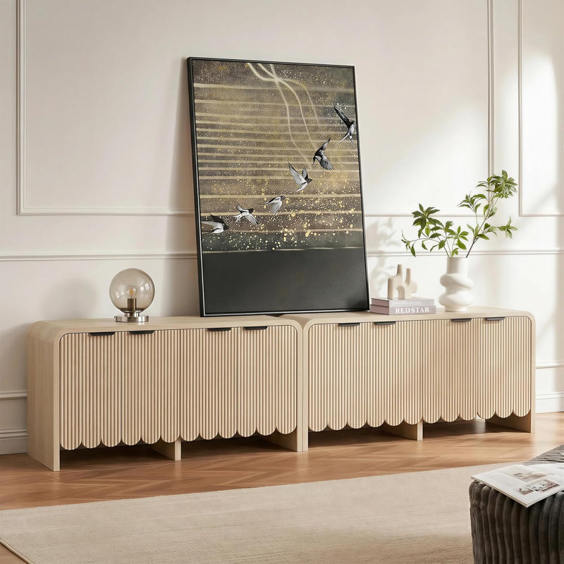 Buffet à cannelures Modern Wave