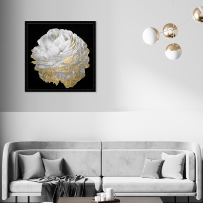 Gold And Light Floral " Gold And Light Floral " by Oliver Gal Painting Print