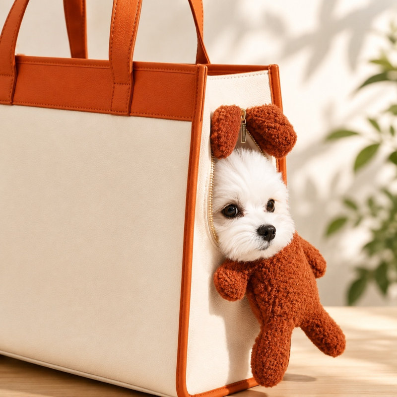 Timmey Pet Carrier, 12.99" H x  8.07" W x  16.93" D