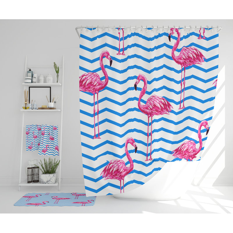 Naweed Polyester Shower Curtain Set
