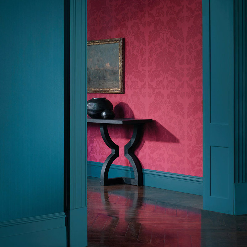 Villandry Wallpaper, Cinnabar