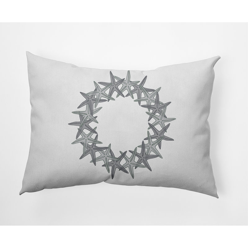 Coussin intérieur / extérieur Coastal Christmas, gris