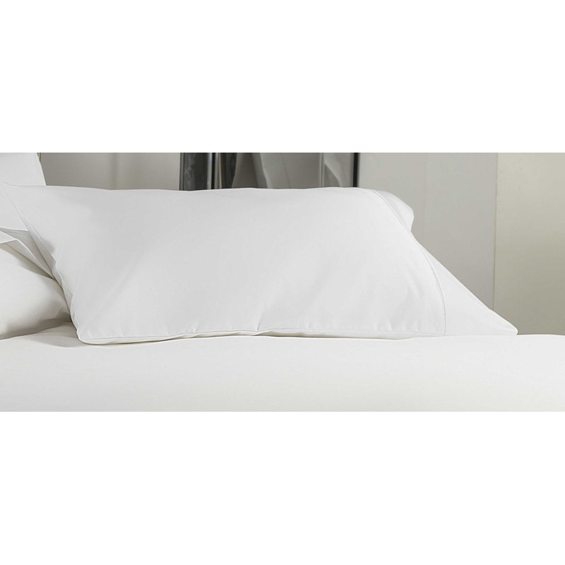 Bamboo Sateen Housewife Pillow Case, White