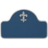 Fleur de Lis Arch One Line Address Plaque