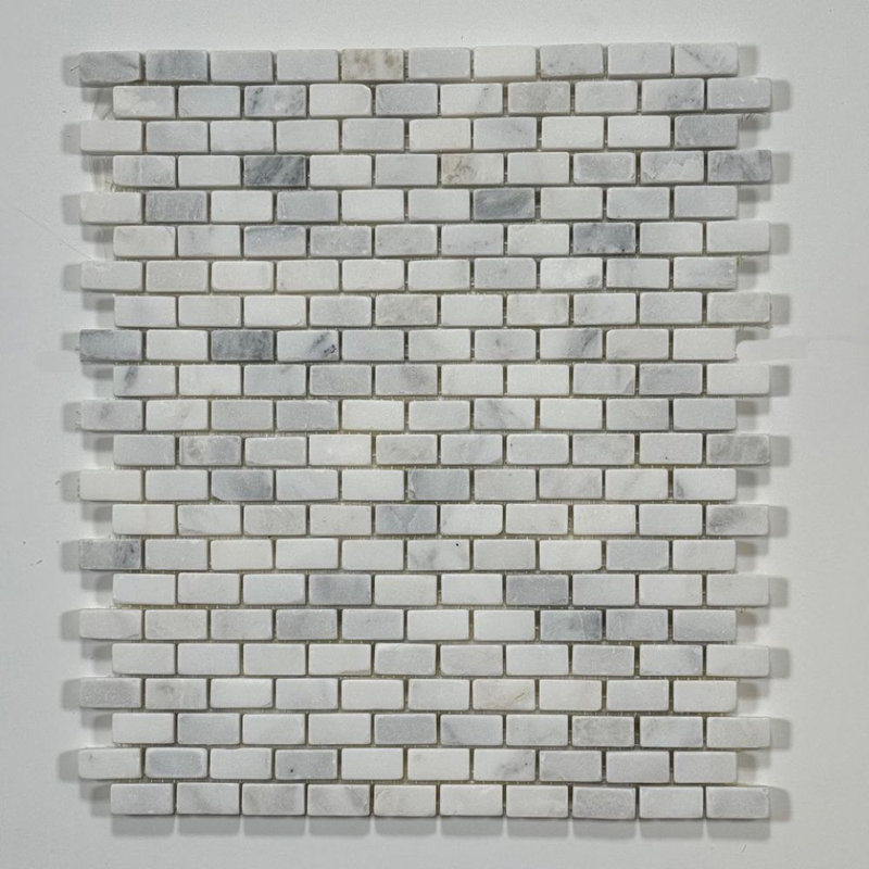 Tumbled Eastern White Mini Brick 1/2''X1''