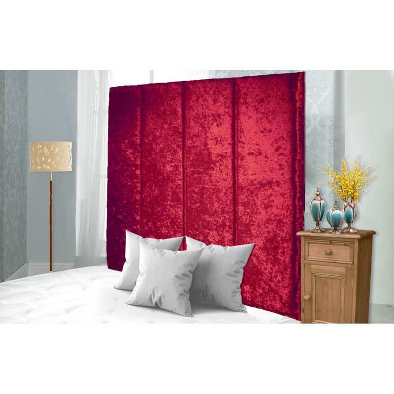 Schaffer Upholstered Headboard, Double (4'6), Red