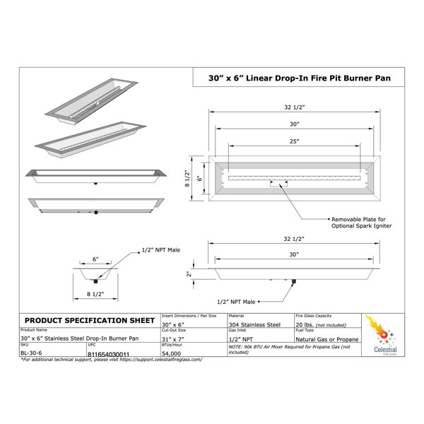 Dimensions du produit