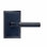 Bravura 846-1 Knurled Privacy Lever on  Traditional Rectangular Rose in Oil Rubbed Bronze