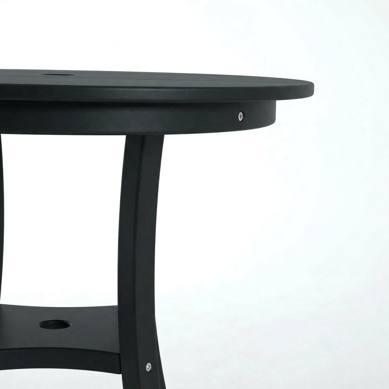 Ensemble bistro 3 pièces avec table ronde et 2 chaises