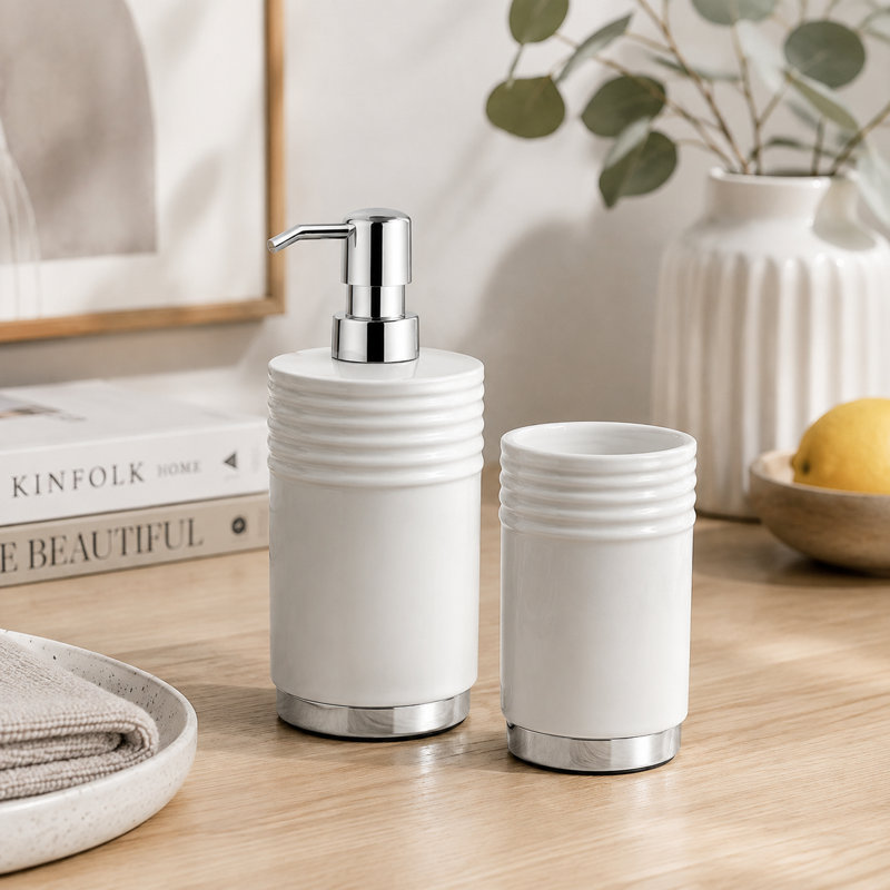 Ceramic Bathroom Accessories Set