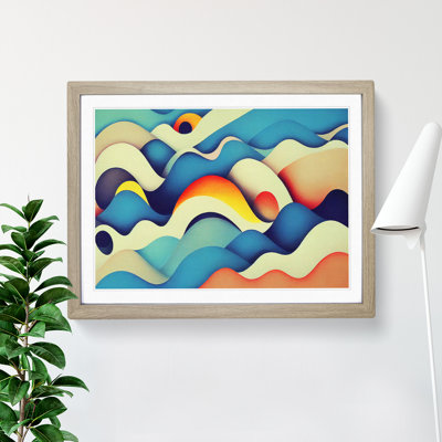 Delicious Modern Abstract - Single Picture Frame Print