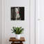 Key cabinet, Opens to the right, 30x30x5, White, A subtle combination of black, white and red, 