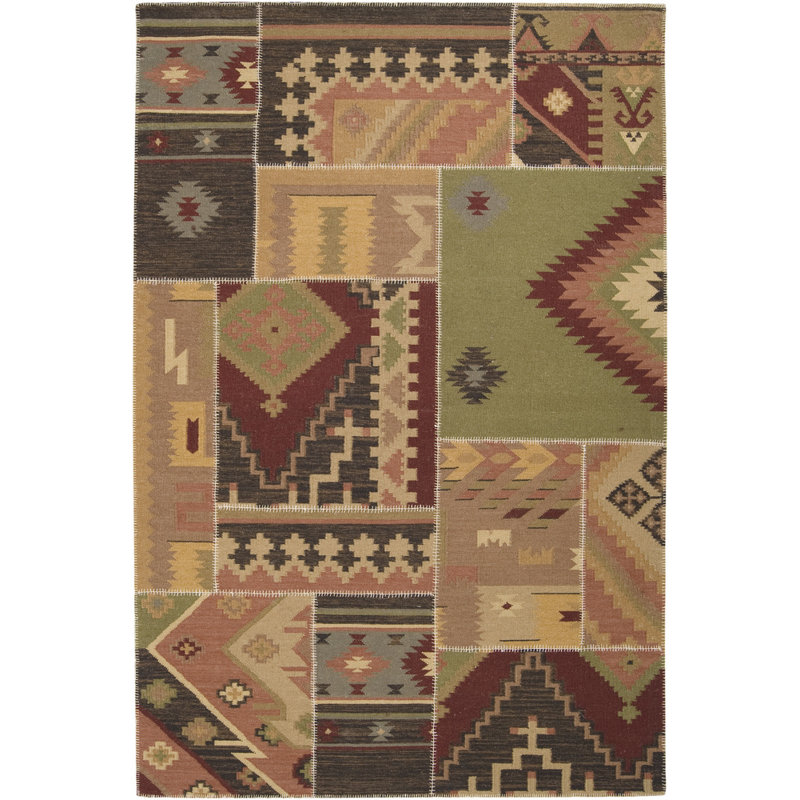 Patch Work Southwestern Indoor Rug, 2' x 3'