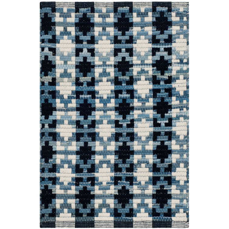 Montauk Hand Woven Cotton Geometric Rug