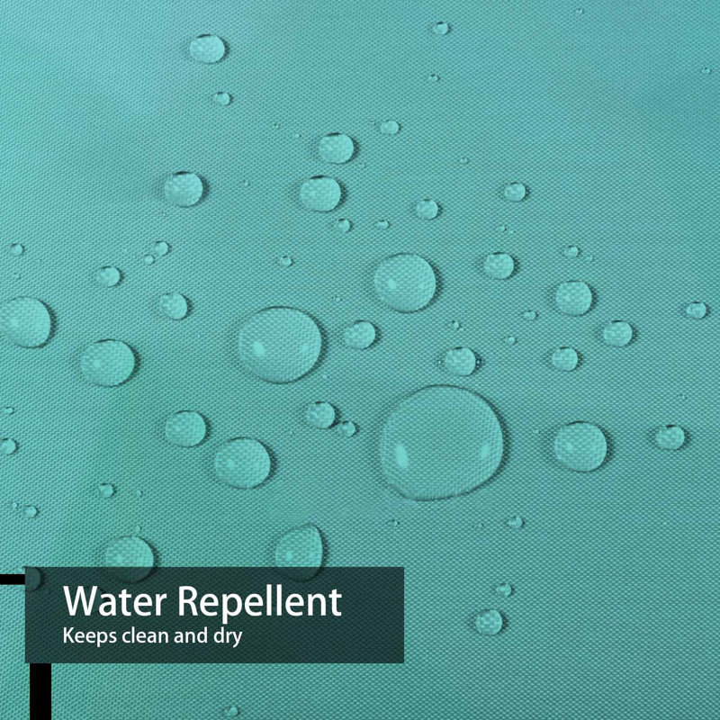 Rideau de douche à motif abstrait géométrique bleu clair avec 12 crochets, L 72 po x l 72 po
