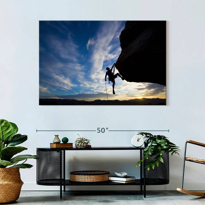 Sireci Keep Climbing, 32" H x 48" W