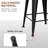 Kiamani Metal Outdoor Patio Stool -1077434451