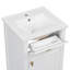 Meuble-lavabo de 20 pouces avec lavabo, pieds en bois massif, tablette réglable, tiroir inclinable, boutons en alliage de zinc, armoire autoportante moderne, meuble-lavabo-420513051