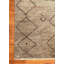 Tapis de couloir en laine noué à la main 2 pi 10 po x 7 pi 7 po | Chemin de table tribal marocain | Tapis de couloir brun taupe Boho | Chemin de table berbère style Tanger